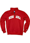Main image for Womens Red Nebraska Cornhuskers Big Detroit Qtr Zip