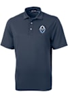 Main image for Cutter and Buck Vancouver Whitecaps FC Mens Navy Blue Virtue Eco Pique Short Sleeve Polo