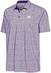 Main image for Mens K-State Wildcats Purple Antigua Intersect Blocked Short Sleeve Polo Shirt