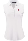 Main image for Womens Nebraska Cornhuskers White Cutter and Buck Vault Forge Eco Polo Shirt