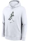 Main image for Mens Michigan State Spartans White Nike Sparty Playing Hockey Hooded Sweatshirt
