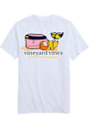 Main image for Michigan Wolverines White Vineyard Vines Whale Basketball Short Sleeve T Shirt