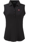 Main image for Womens Rutgers Scarlet Knights Black Cutter and Buck Forge Eco Polo Shirt