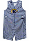 Main image for Toddler Kent State Golden Flashes Blue Vive La Fete Gingham Overalls