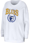 Main image for WEAR by Erin Andrews St Louis Blues Womens White Oversized Crew Sweatshirt