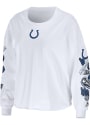 Indianapolis Colts Womens WEAR by Erin Andrews Celebration T-Shirt - White