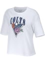 Indianapolis Colts Womens WEAR by Erin Andrews Floral T-Shirt - White