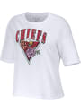 Kansas City Chiefs Womens WEAR by Erin Andrews Floral T-Shirt - White