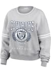 Main image for Dallas Cowboys Womens Grey University Crew Sweatshirt