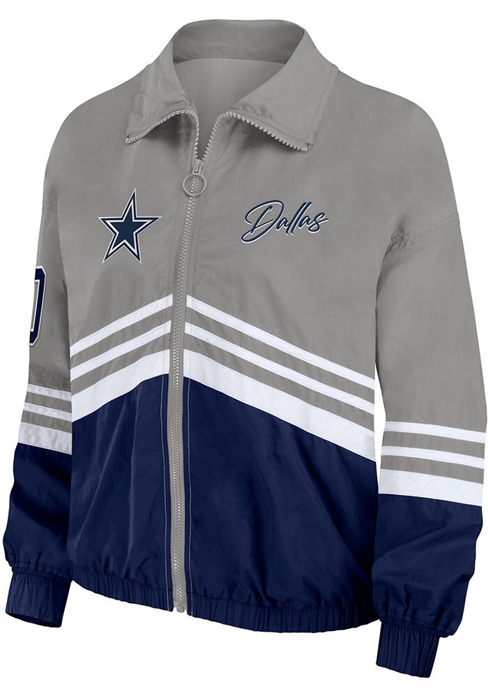 Dallas cowboys womens windbreaker hotsell