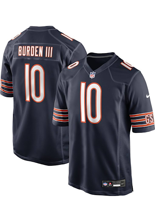 Luther Burden III Chicago Bears NAVY Home Jersey 37747479