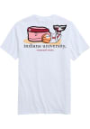 Main image for Indiana Hoosiers White Vineyard Vines Basketball whale Short Sleeve Fashion T Shirt