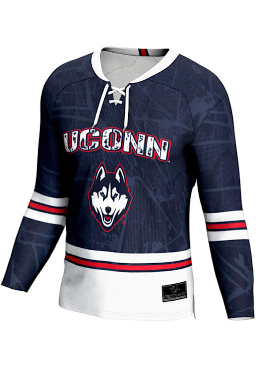 ProSphere UConn Huskies Mens NAVY Vigor Hockey Jersey - 379640658