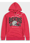 Main image for Mens Ohio State Buckeyes Red Homefield Football 2025 CFP Bound Long Sleeve Fashion Hood