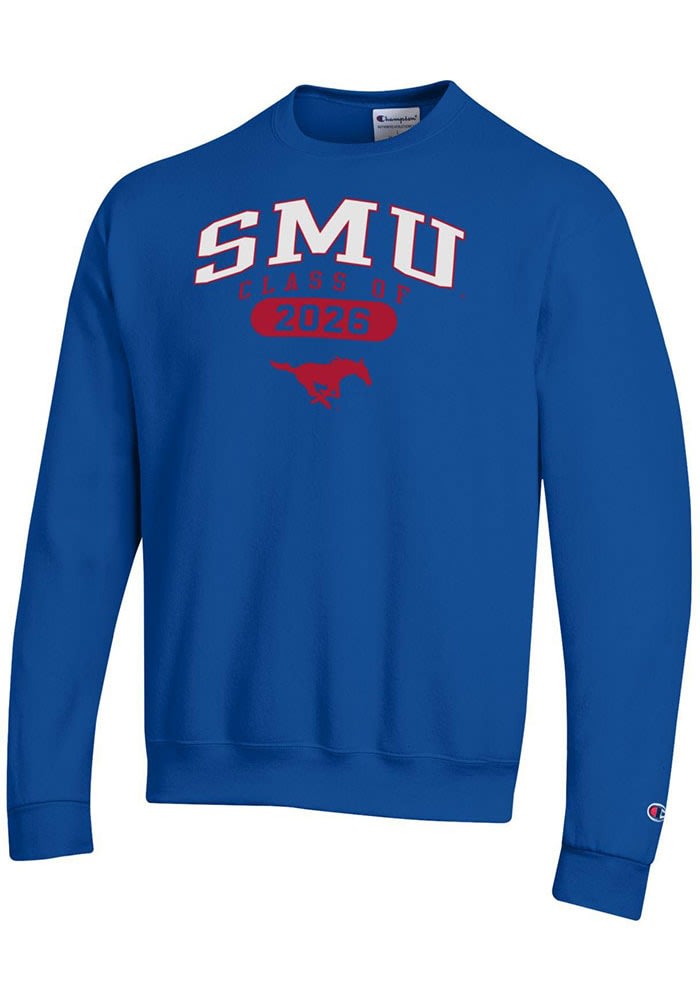 Champion SMU Mustangs Mens ROYAL Class of 2026 Powerblend