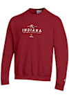 Main image for Mens Indiana Hoosiers Crimson Champion 2025 Football National Champions Embroidered Crew Sweatshir..