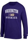 Main image for Mens Washington Huskies Purple Champion Big Ten Jersey Tee