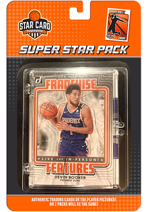 Phoenix Suns BLACK Devin Booker 6pk Collectible Basketball Cards