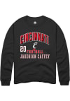 Main image for Jakorion Caffey Rally Mens Black Cincinnati Bearcats NIL Arch Logo Player Crew
