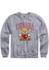 Main image for Womens Indiana Hoosiers Grey Summit Sportswear Bear Necessities Crew Sweatshirt