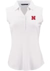 Main image for Womens Nebraska Cornhuskers White Cutter and Buck Forge Eco Polo Shirt