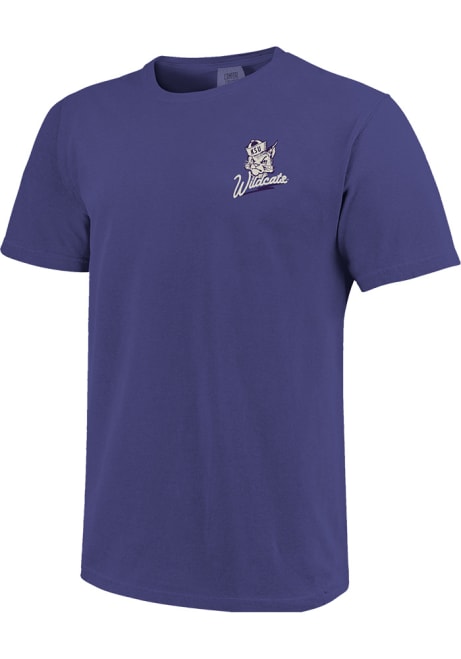 K-State Wildcats Comfort Colors Script Short Sleeve T Shirt - Purple