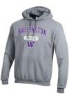 Main image for Mens Washington Huskies Grey Champion Class of 2026 Powerblend Hooded Sweatshirt
