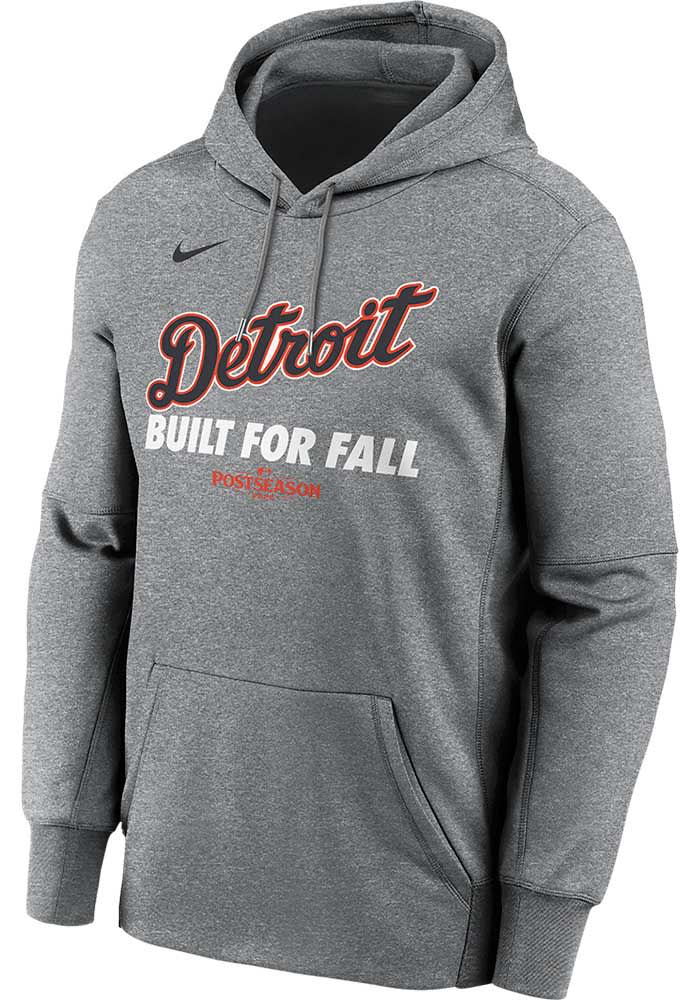 Detroit Tigers Mens Nike GREY HEATHER 2025 Postseason