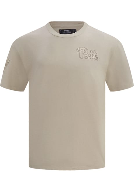 Pitt Panthers Tan Pro Standard Neutral Short Sleeve Fashion T Shirt