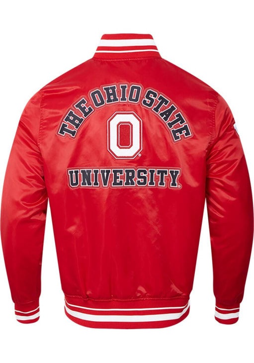 Pro Standard Ohio State Buckeyes Mens Red Classic Medium Weight Jacket