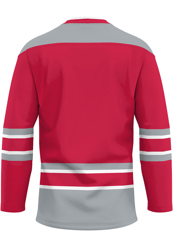 ProSphere Ohio State Buckeyes Mens Red Replica Design Hockey Jersey Red 100 POLYESTER Size XL