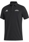 Main image for Mens Tulsa Golden Hurricane Black Adidas Golden Hurricanes Stacked Stadium Coaches Short Sleeve Po..