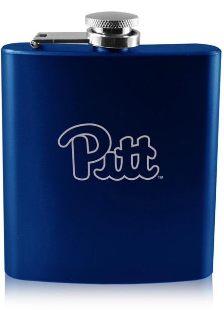 Blue Pitt Panthers Old Fashioned Flask