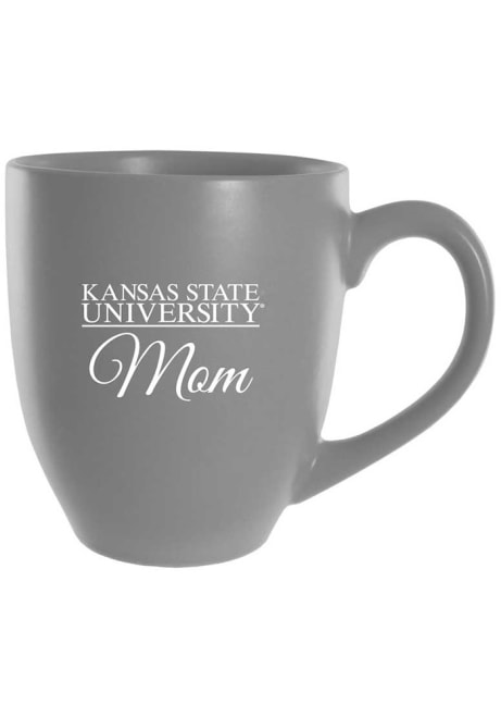 Grey K-State Wildcats Mom 16oz Mug