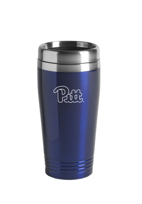 Blue Pitt Panthers 16oz Stainless Steel Travel Mug