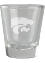 K-State Wildcats 2oz Etched Shot Glass