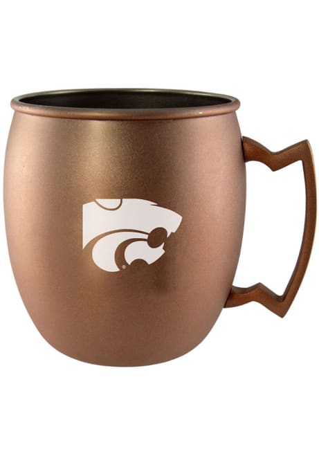 Gold K-State Wildcats 16oz Etched Mug