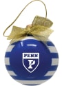 Pennsylvania Quakers Ceramic Bulb Ornament