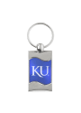 Kansas Jayhawks Blue Wave Keychain