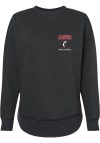 Main image for Elissa Alcantara Rally Womens Black Cincinnati Bearcats NIL Embroidered Crew Sweatshirt