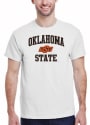 Oklahoma State Cowboys Number One Design T Shirt - White
