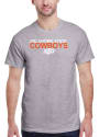 Oklahoma State Cowboys Two Tone T Shirt - Grey