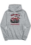 Main image for Toddler Harvard Crimson Grey Vive La Fete On My Way Long Sleeve Hooded Sweatshirt