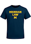 Main image for Toddler Navy Blue Michigan Wolverines Law School Short Sleeve T-Shirt