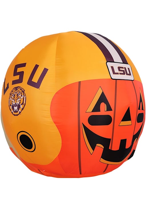 LSU Tigers BLACK Outdoor Inflatable self inflate jack o lantern with ...