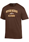 Main image for Western Michigan Broncos Brown Champion Logo Alumni Jersey Short Sleeve T Shirt