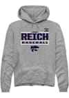 Main image for Jonah Reich Rally Mens Graphite K-State Wildcats NIL Stacked Box Player Hood