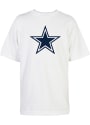 Dallas Cowboys Youth White Logo T-Shirt