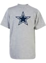 Dallas Cowboys Youth Grey Logo T-Shirt