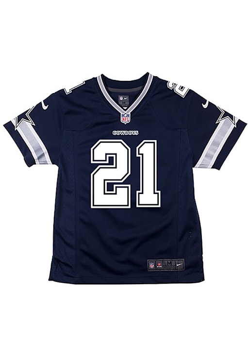 Dallas Cowboys Ezekiel Elliott Youth Away NAVY Nike Football